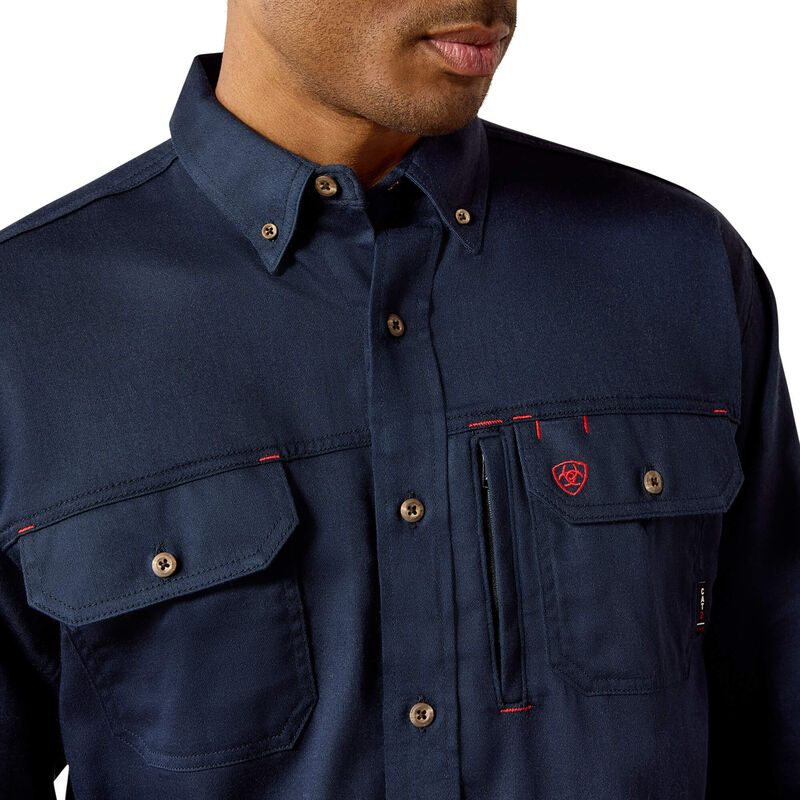 FR Solid Vent Work Shirt 01