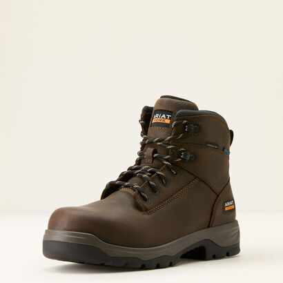 Turbo Duratread 6" Waterproof Carbon Toe Work Boot 3-4 Front