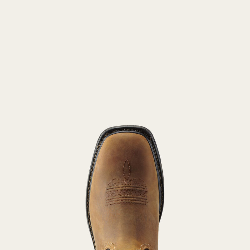 WorkHog Wide Square Toe Waterproof Steel Toe Work Boot Image 4 of 4