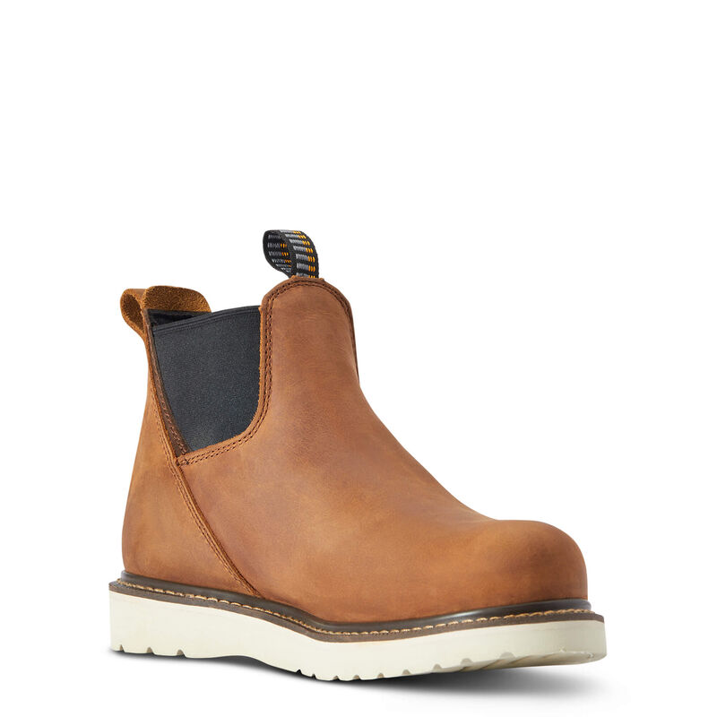 Rebar Wedge Chelsea Waterproof Composite Toe Work Boot Medial