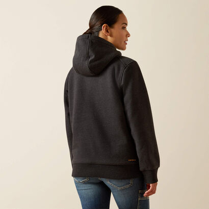 Rebar All-Weather Sherpa Full Zip Hoodie Back