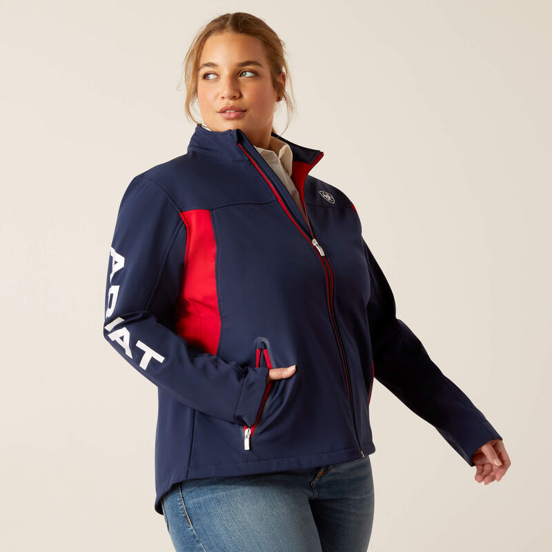New Team Softshell Jacket Front Plus