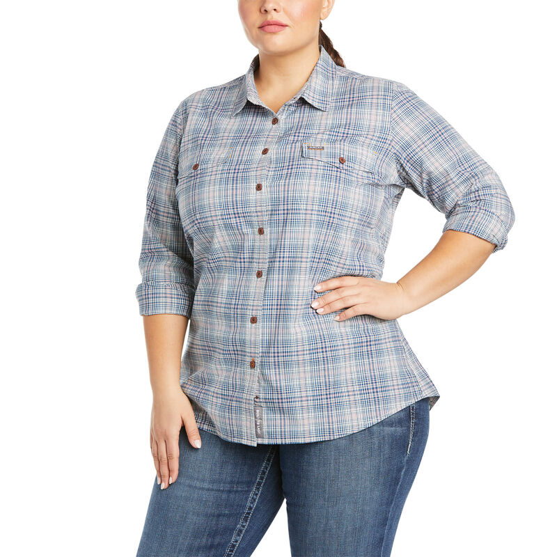 Rebar Made Tough DuraStretch Work Shirt Front Plus