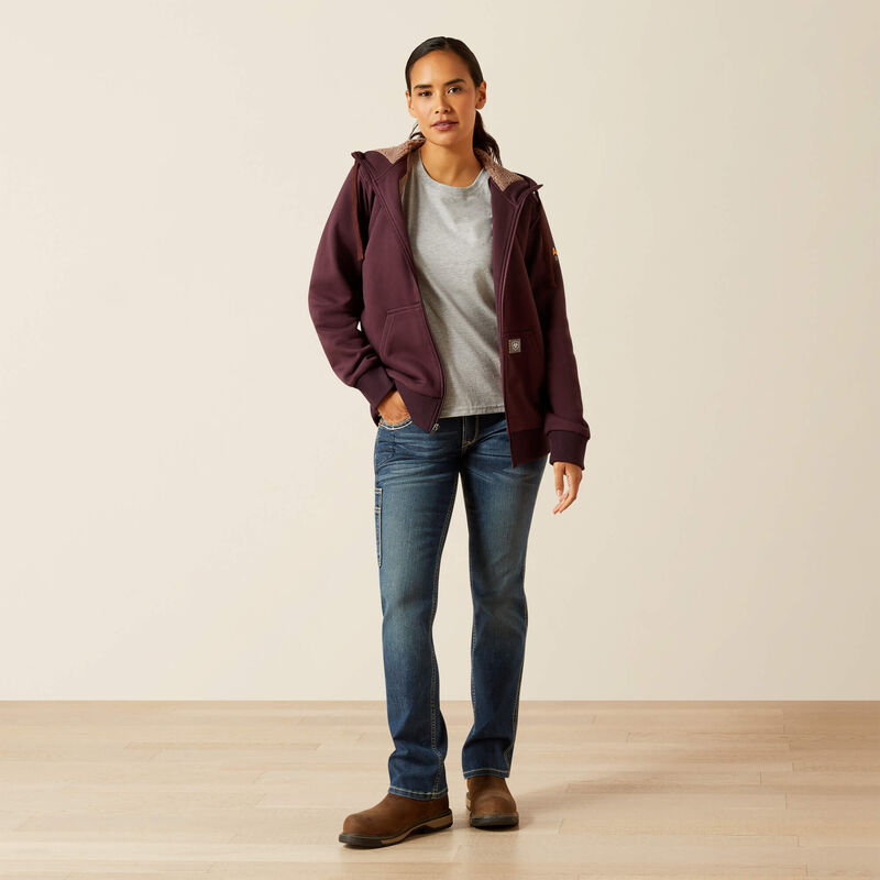 Rebar All-Weather Sherpa Full Zip Hoodie Full