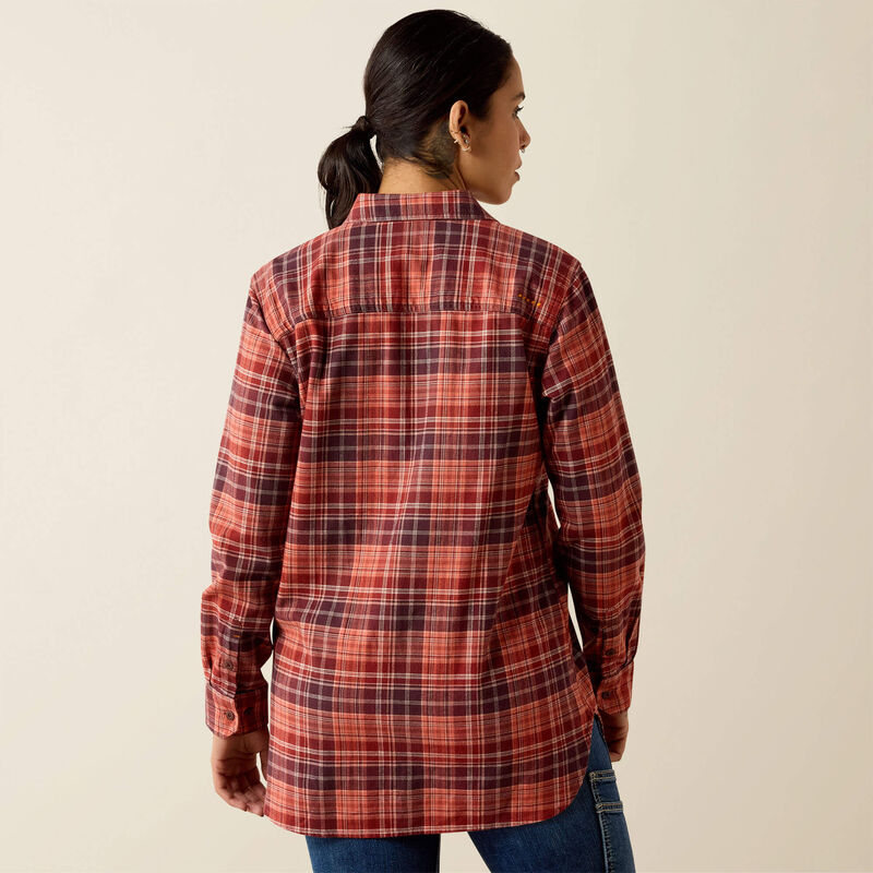 Rebar DuraStretch Flannel Tunic Back