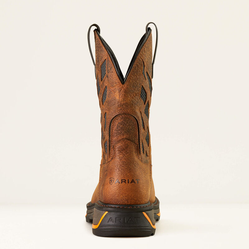 Big Rig Tread VentTEK Composite Toe Work Boot Heel