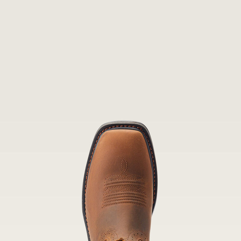 Sierra Shock Shield Patriot Work Boot Toe