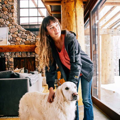 Rebar All-Weather Full Zip Hoodie Lifestyle