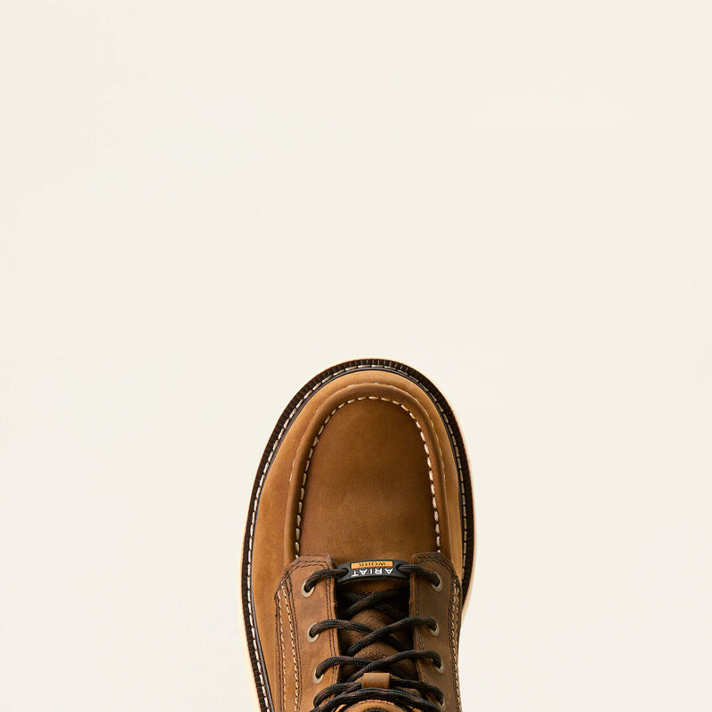 Rebar Wedge Moc Toe 6" Waterproof Work Boot Toe
