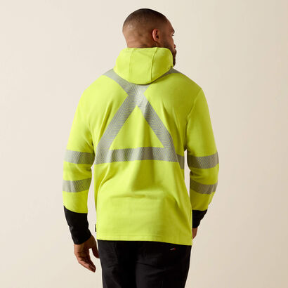FR Hi-Vis Colorblock Hoodie Back