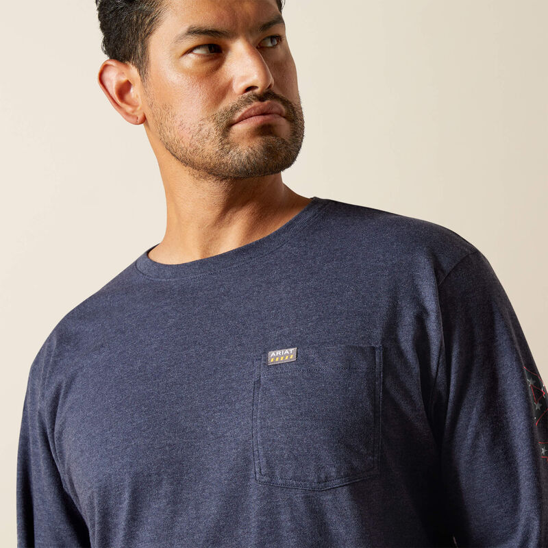Rebar Cotton Strong Standard Logo Pocket T-Shirt 01