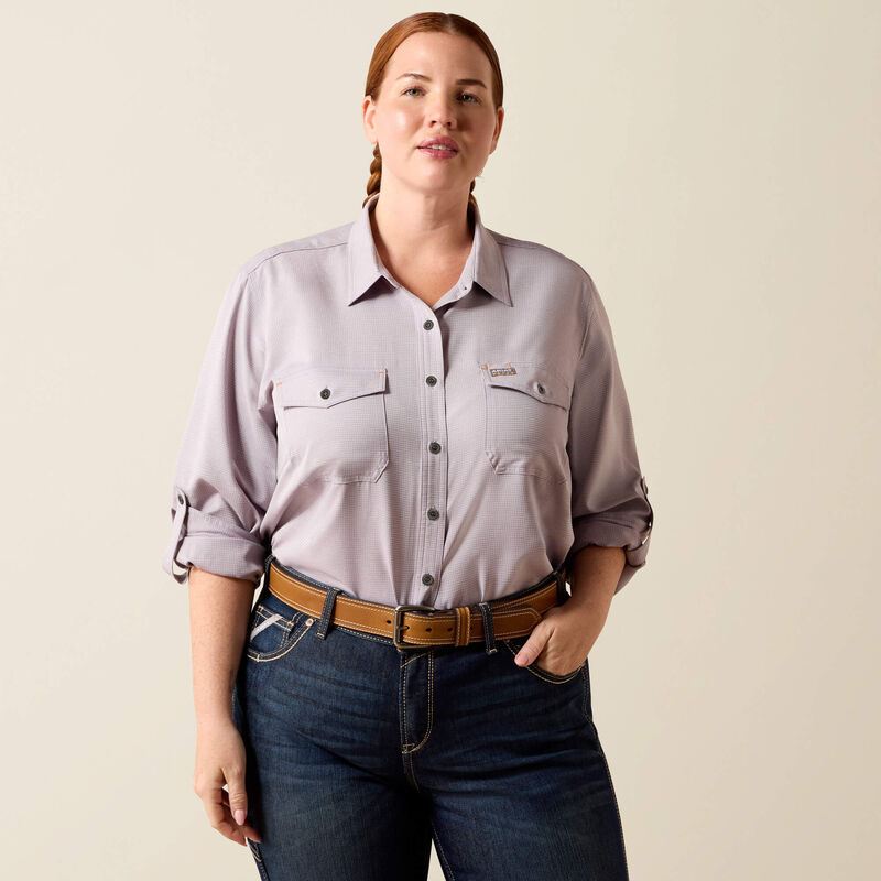 Rebar Made Tough VentTEK DuraStretch Work Shirt Front Plus