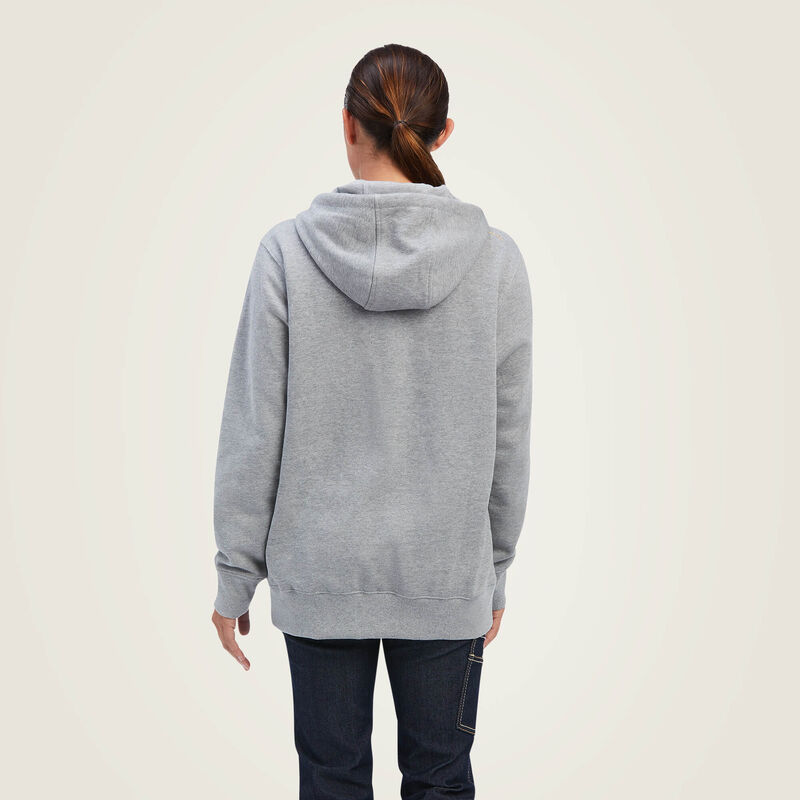 Rebar Skill Set 1/2 Zip Hoodie Back