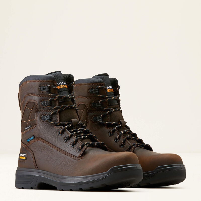 Turbo 8" Waterproof Carbon Toe Work Boot Pair
