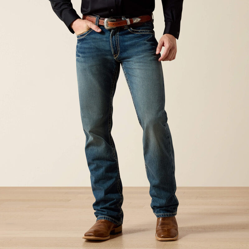 M5 Slim Boundary Stackable Straight Leg Jean Front