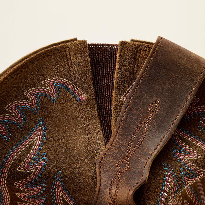 Cattle Caite Wide Square Toe Western Boot Detail01