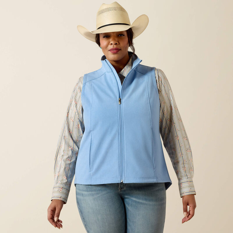 Ariat Logo Softshell Vest Front Plus