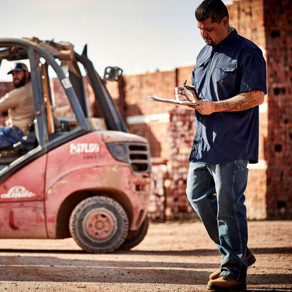 Rebar M3 Loose DuraStretch Basic Stackable Straight Leg Jean Lifestyle