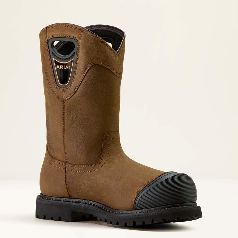 Longview Shock Shield Waterproof Composite Toe Work Boot Medial