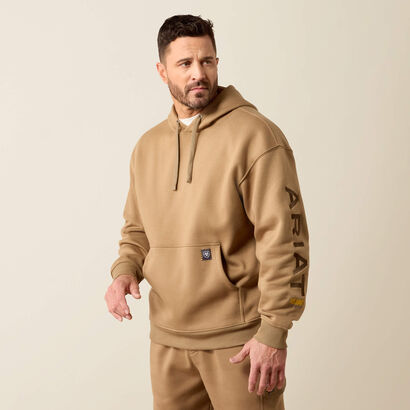 Rebar Workman Graphic Hoodie Front