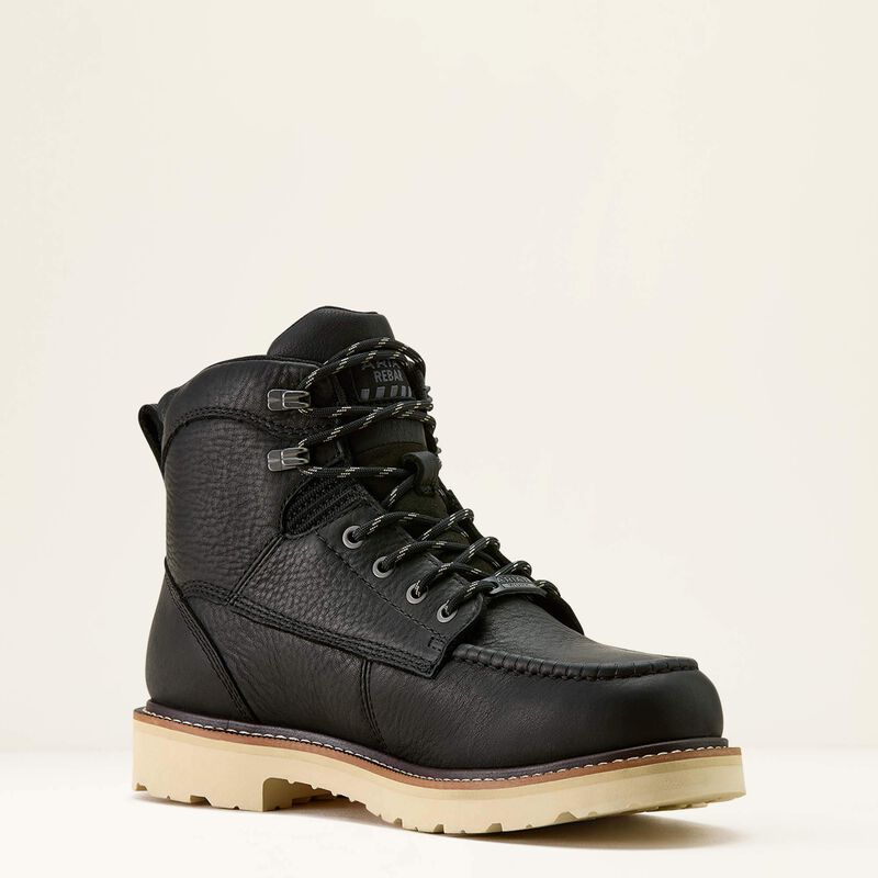 Rebar Lift 6" Waterproof Work Boot Medial