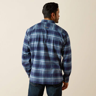 Rebar Flannel DuraStretch Work Shirt Back