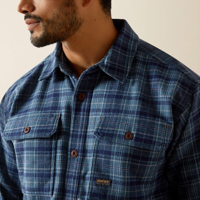 Rebar Heavy Flannel Work Shirt 02