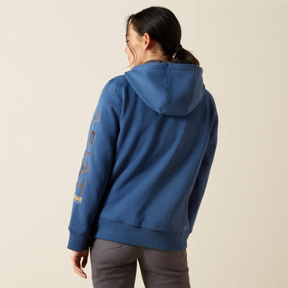 Rebar All-Weather Full Zip Hoodie Back