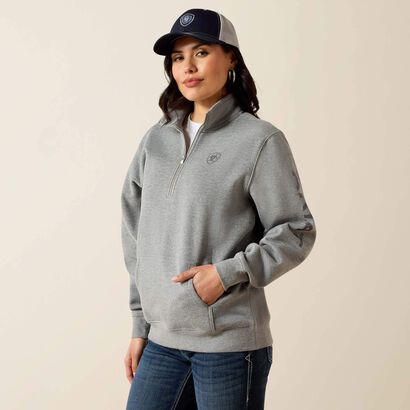 Foundation Logo 1/2 Zip Sweatshirt Front