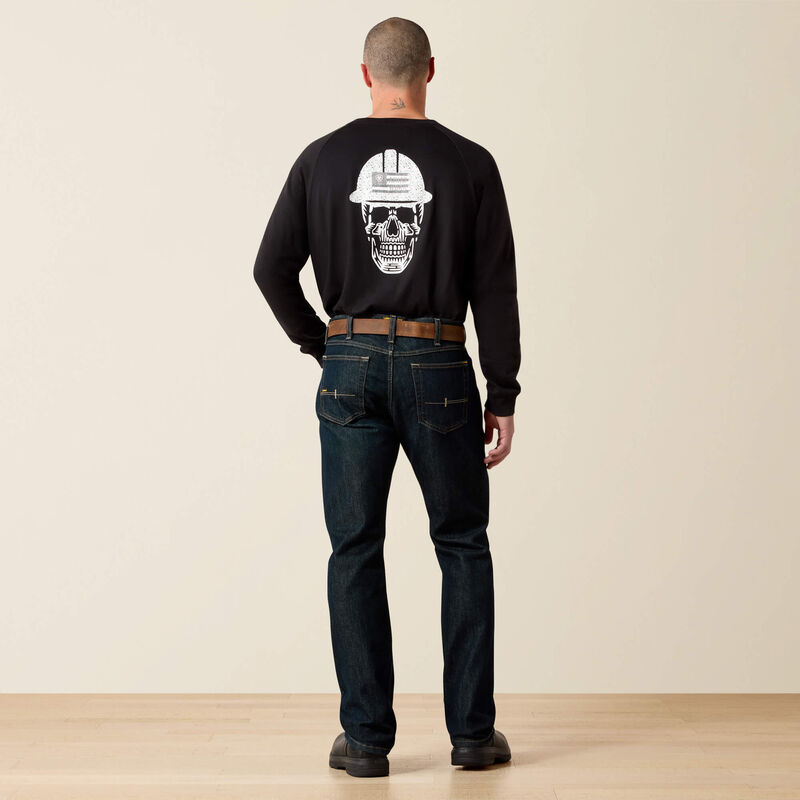 Rebar M7 Slim DuraStretch Basic Stackable Straight Leg Jean Back