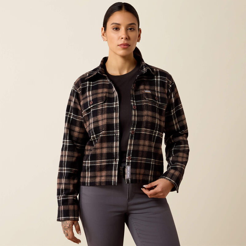 Rebar Heavy Flannel Work Shirt Front