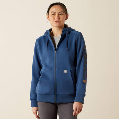 Rebar All-Weather Full Zip Hoodie Front