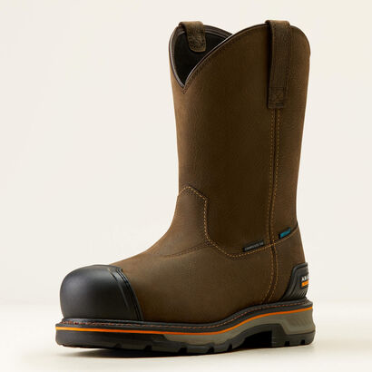 Stump Jumper Pull-On BOA Waterproof Composite Toe Work Boot 3-4 Front