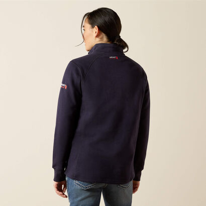FR Rev 1/4 Zip Top Back