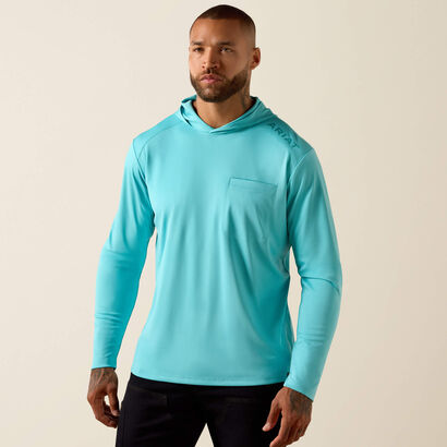 Rebar Sunblocker Hooded T-Shirt Front