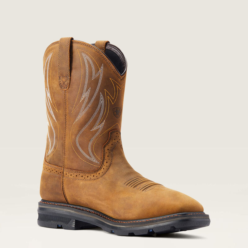 Sierra Shock Shield Waterproof Work Boot Medial