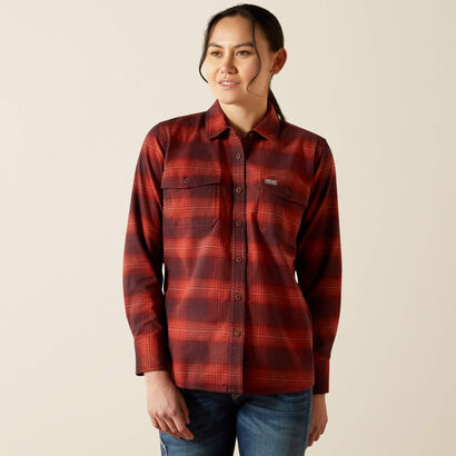 Rebar Flannel DuraStretch Work Shirt Front
