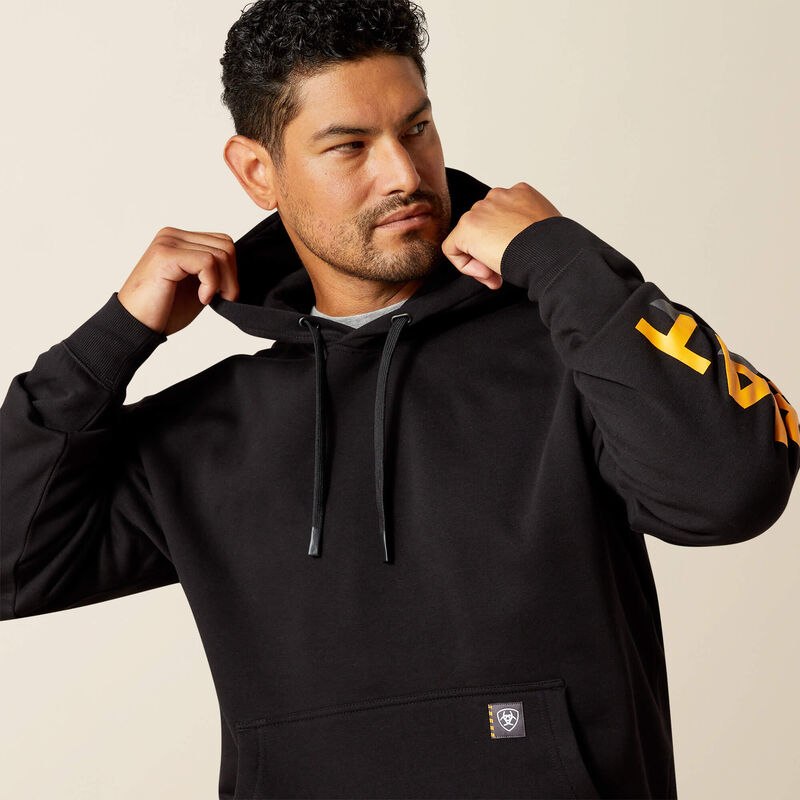 Rebar Lightweight Logo Hoodie 01