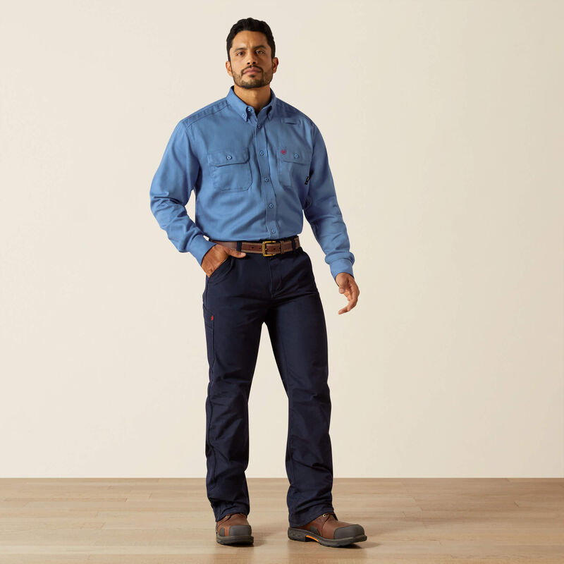 FR Solid Work Shirt Full