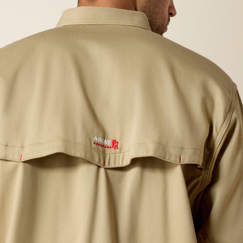 FR Solid Vent Work Shirt 02