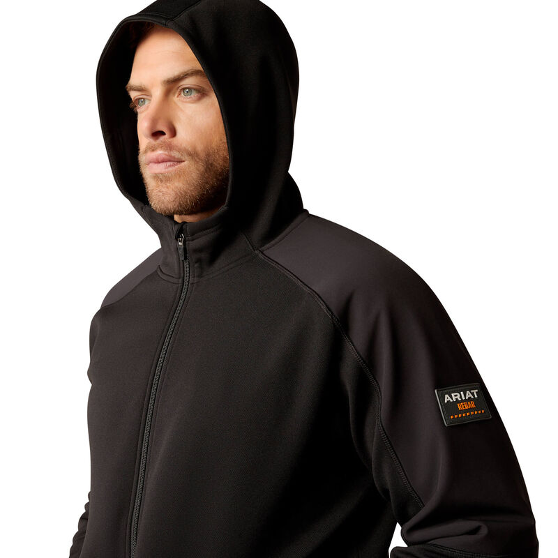 Rebar WorkTek Reinforced Full Zip Hoodie 01