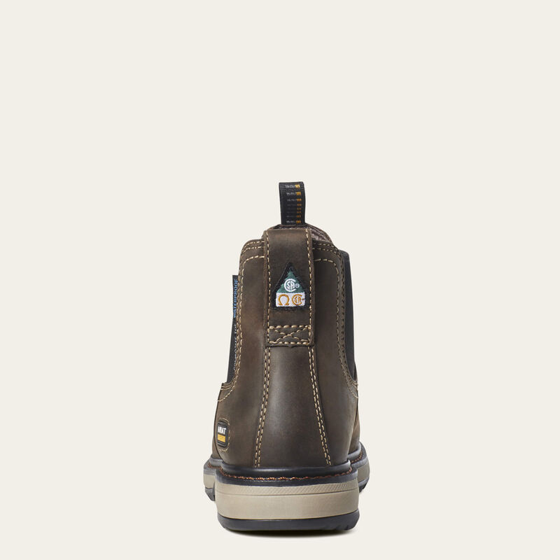 Riveter Chelsea CSA Waterproof Composite Toe Work Boot Heel