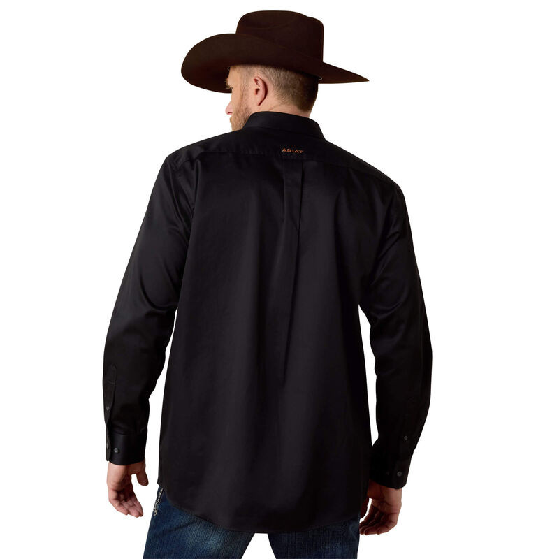 Solid Twill Classic Fit Shirt Back