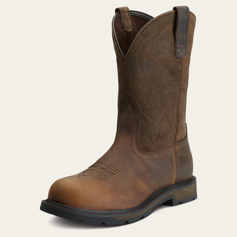 Groundbreaker Steel Toe Work Boot 3-4 Front