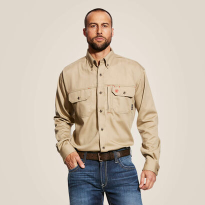 FR Solid Vent Work Shirt