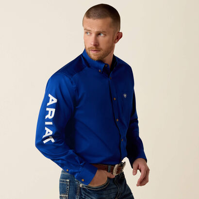 Team Logo Twill Classic Fit Shirt Front