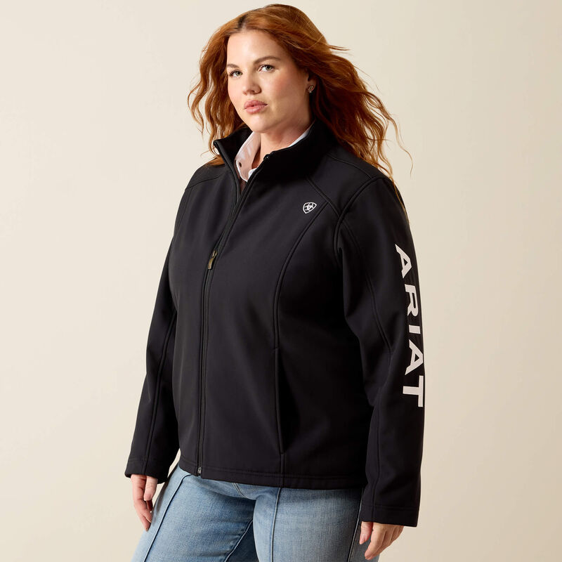 Ariat Logo Softshell Jacket Front Plus