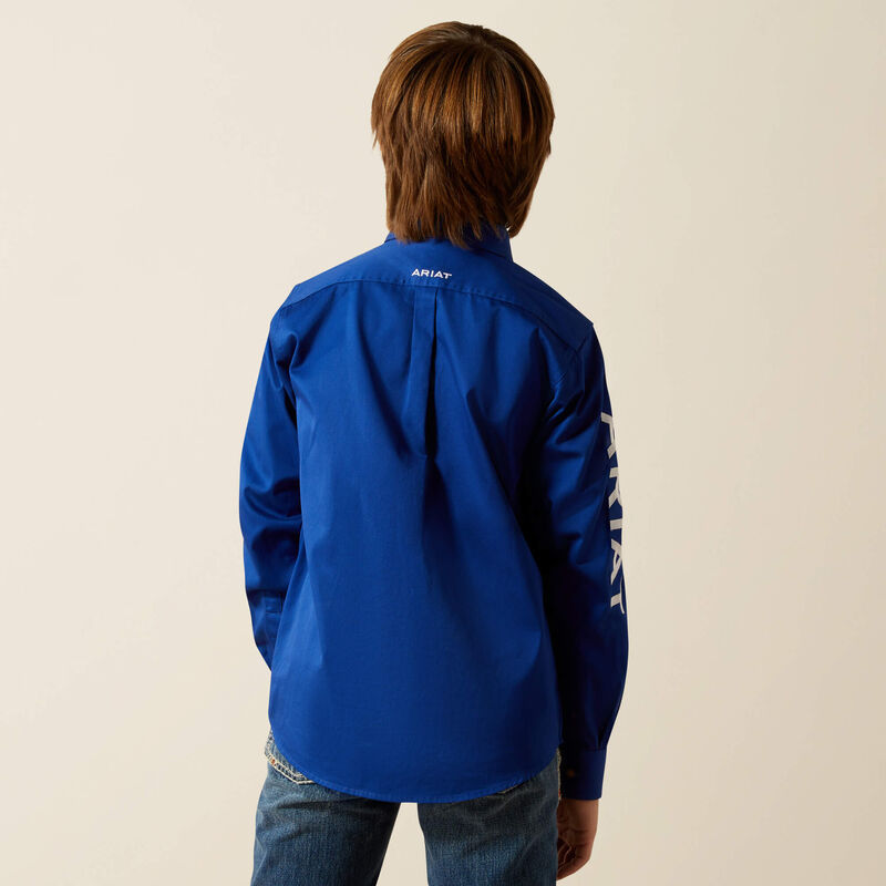 Team Logo Twill Classic Fit Shirt Back
