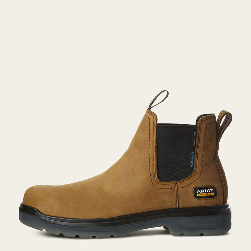 Turbo Chelsea Waterproof Carbon Toe Work Boot Side