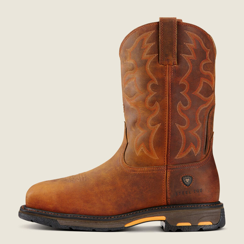 WorkHog Steel Toe Work Boot Side